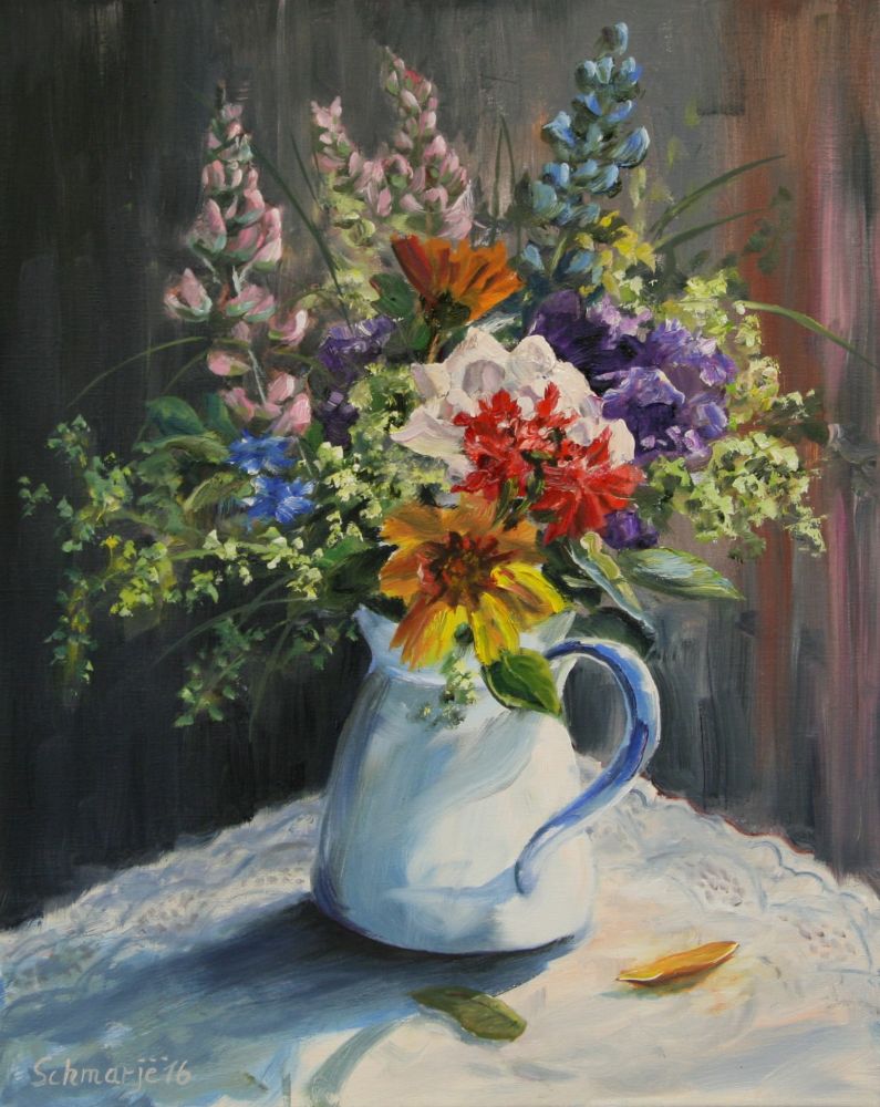 Blumenstrauss in Vase
